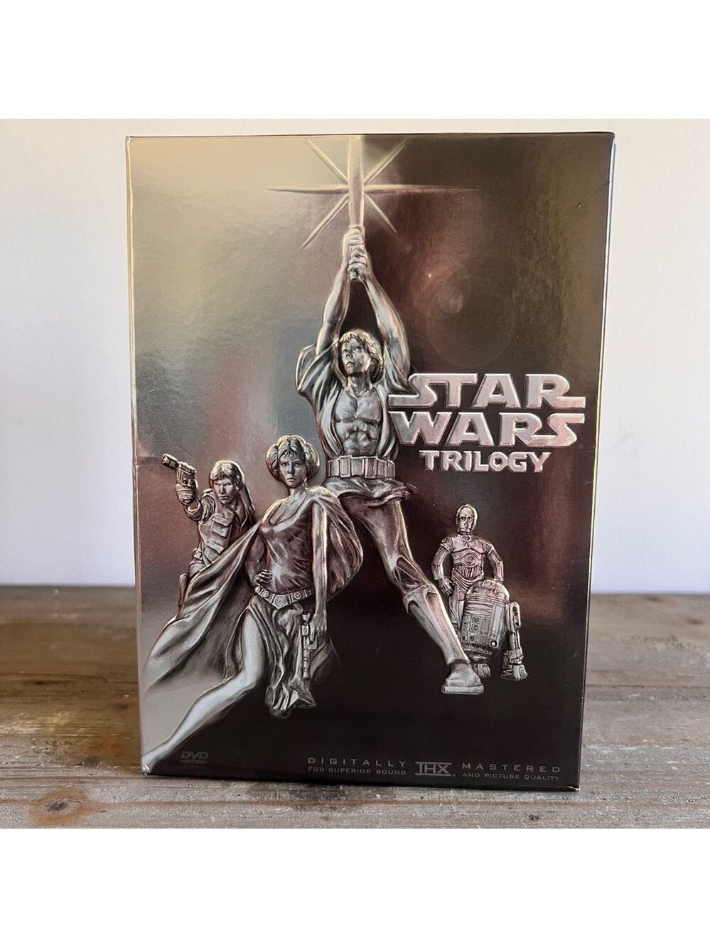 Star Wars Trilogy Widescreen IV, V, VI 4 Disc DVD Set #C250532